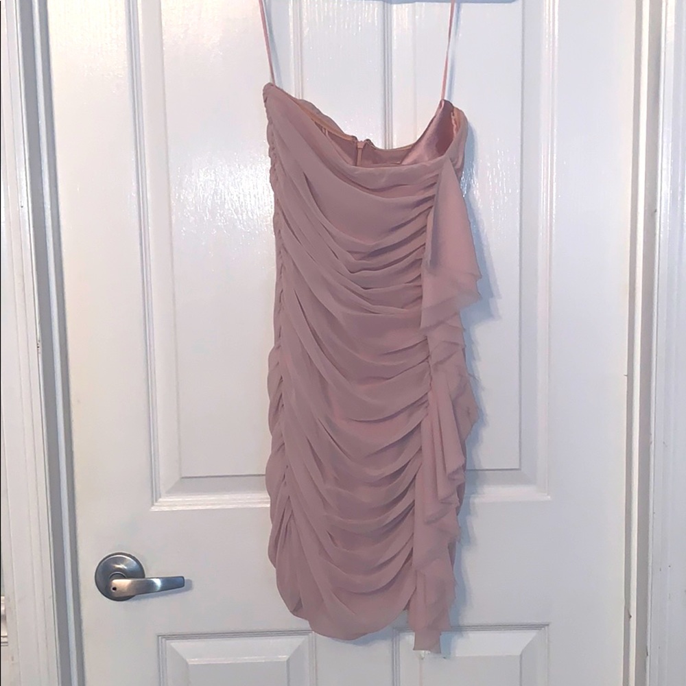 Light pink cocktail dress